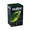 MAITRE de Thé ASSORTED GREEN TEA CLASSIC GREEN ассорти чая зеленого байхового ароматизированного пакетированногодля разовой заварки с ярлычками в индивидуальных конвертах,  20 фп*2г.
