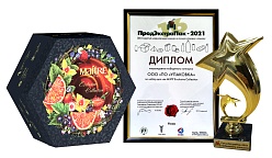 Победитель конкурса на лучшую упаковку и этикетку 2021 - MAITRE de Thé Набор чая  EXCLUSIVE COLLECTION 60 пакетиков Победитель конкурса на лучшую упаковку и этикетку 2021 - MAITRE de Thé Набор чая  EXCLUSIVE COLLECTION 60 пакетиков