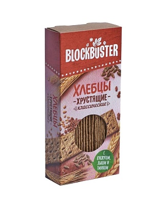 Хлебцы хрустящие с кунжутом, льном и тмином 130 г