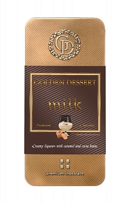Молочный с карамелью и какао-бобами «Ликер сливочный»