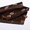 Горький 72% какао-продуктов с кранчами апельсина и желейными кусочками